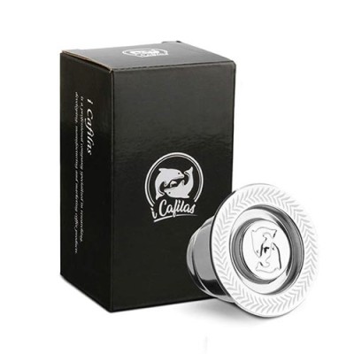 Nespresso compatible rechargeable capsule (steel)
