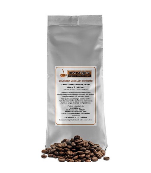 Arabica Coffee beans Colombia Medellin Supremo - 1 Kg