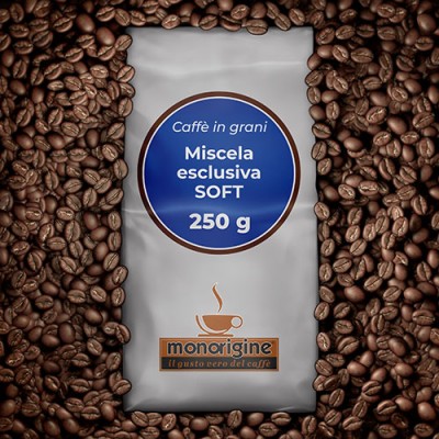 Coffee beans Exclusive mixture "Soft" - 250 gr