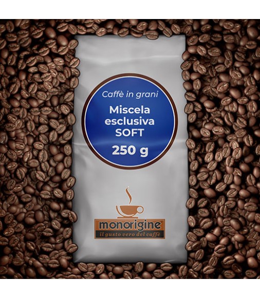 Caffè in grani Miscela esclusiva "Soft" - 250 gr