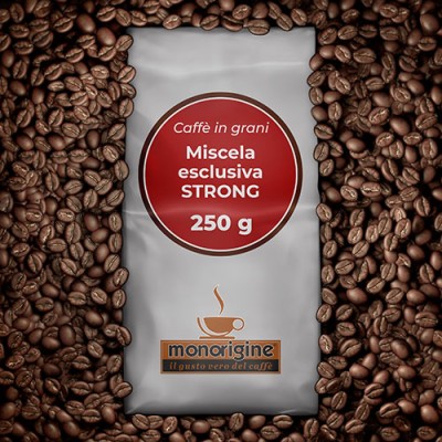 Coffee beans Exclusive mixture "Strong" - 250 gr