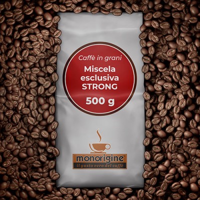 Coffee beans Exclusive mixture "Strong" - 500 gr