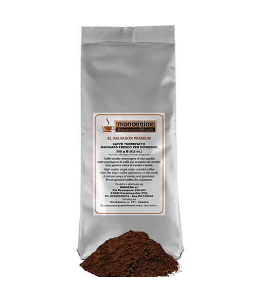 Caffè Arabica macinato per espresso - El Salvador Primium - 250 gr
